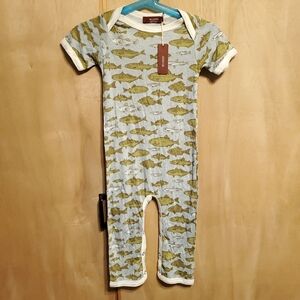 NWT Milkbarn bamboo outfit 6-12months